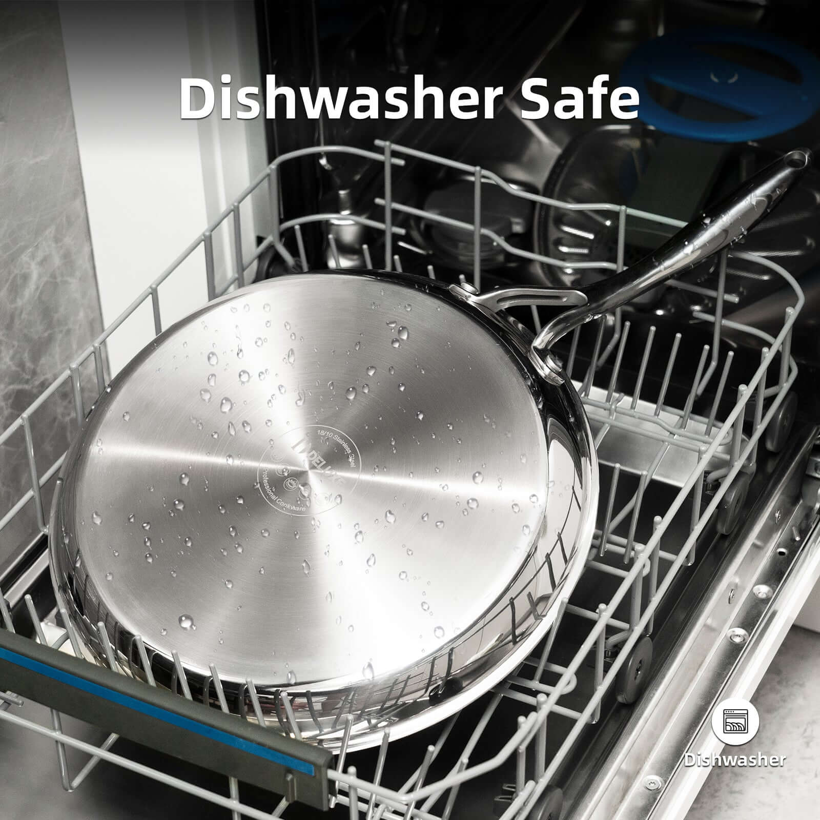 dishwasher safe Stainless steel pan