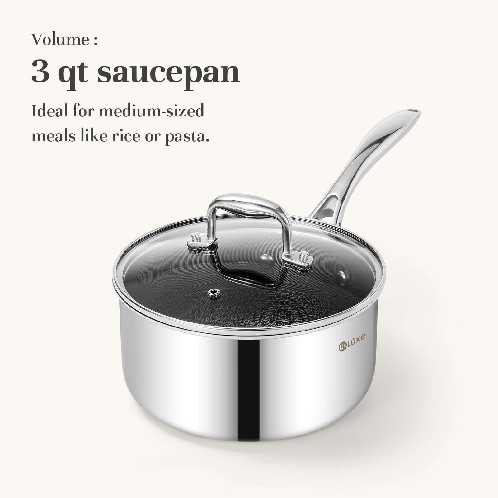 Deluxe Hybrid 6-Piece Pot Set - Deluxe Cookware