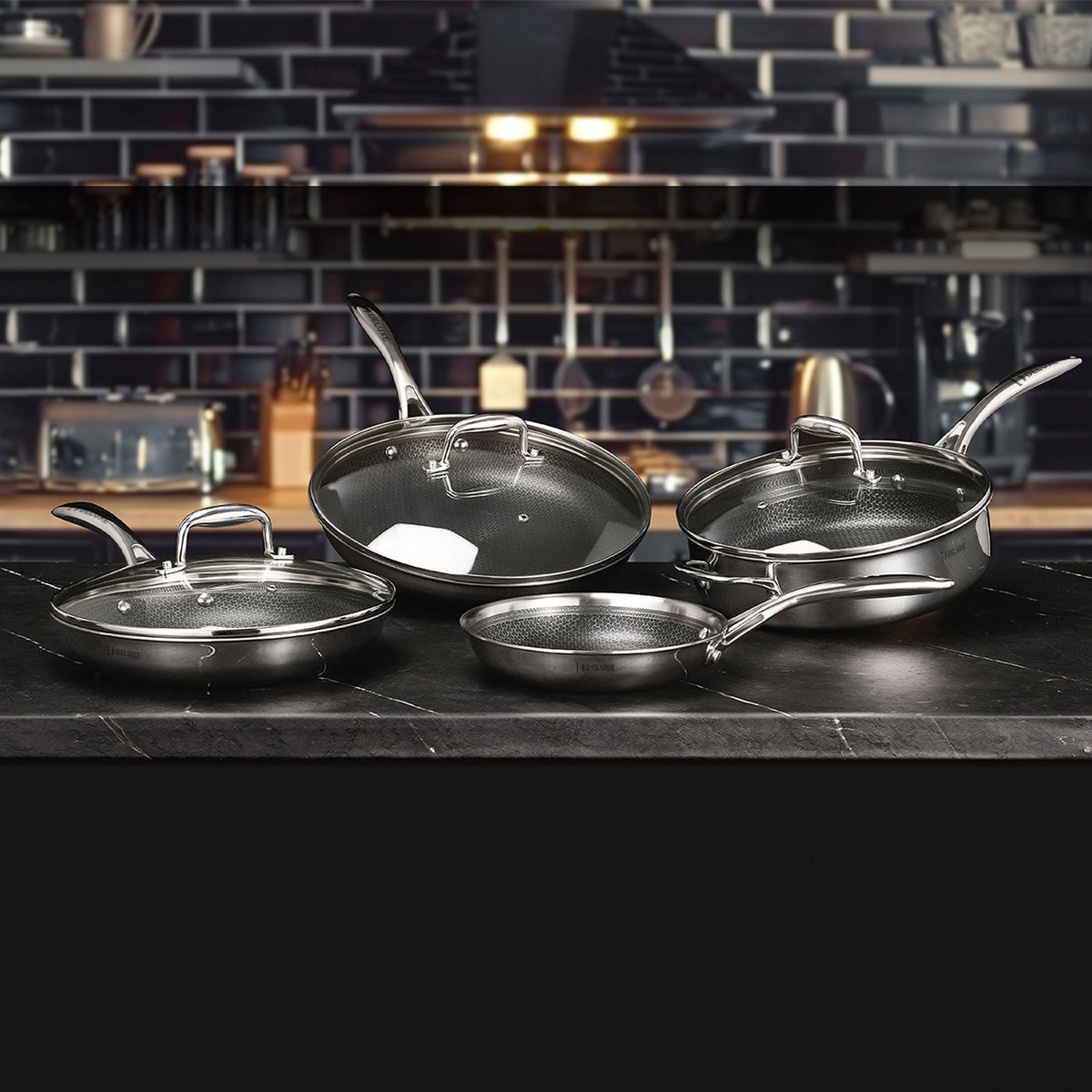 Hybrid Cookware Sets | Pots, Pans & Lids