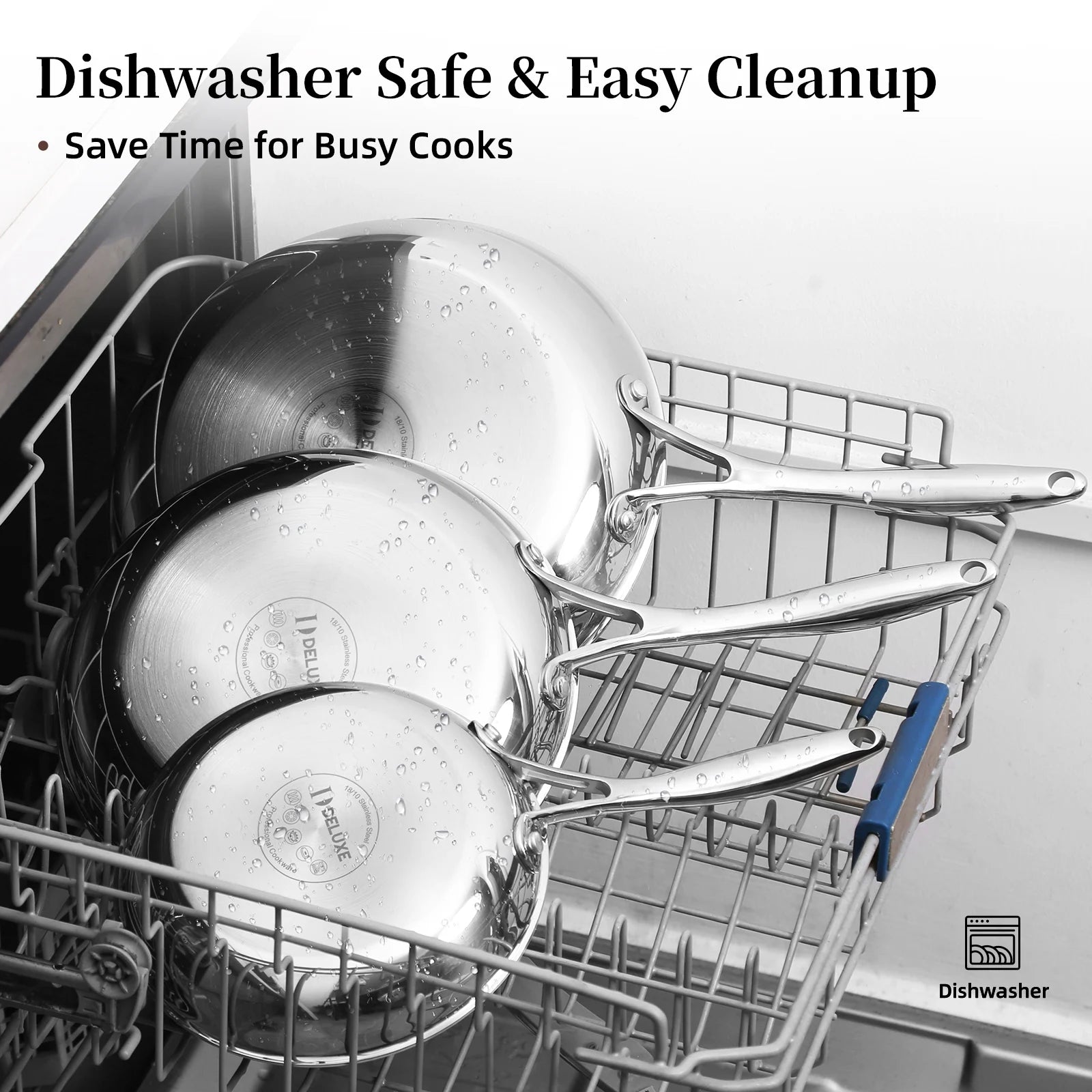 13 piece Cookware Set in dishwasher