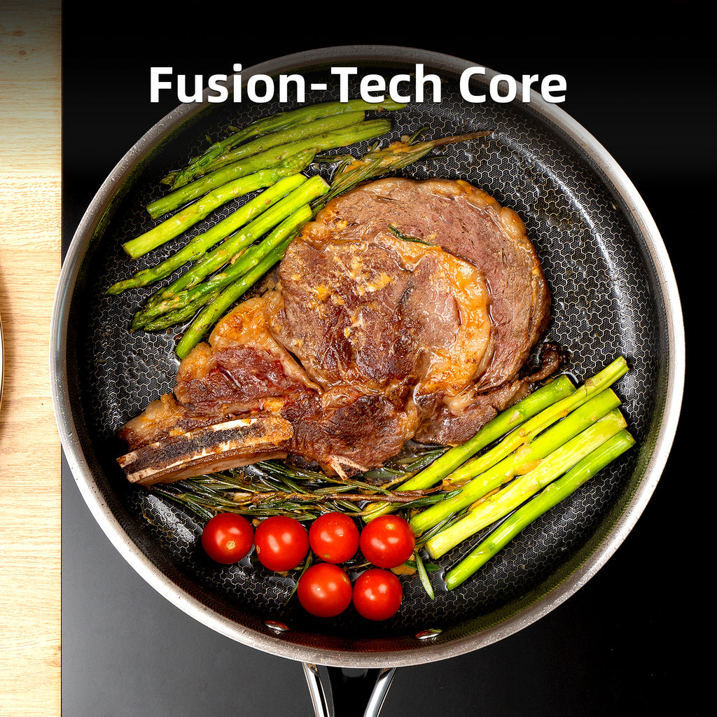 5 Qt Hybrid Deep Sauté Pan with Lid