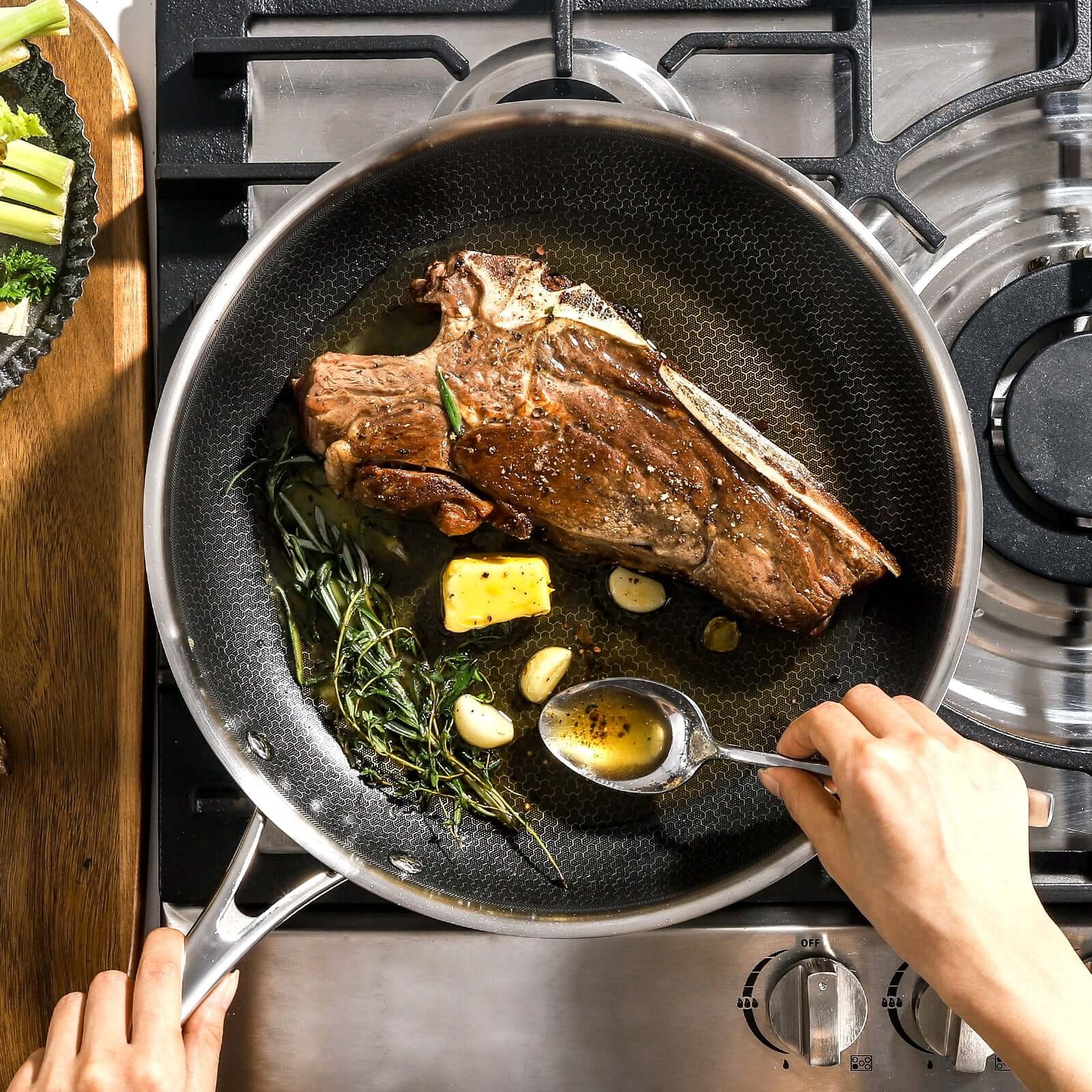 best non stick fry pan for steak cooking 