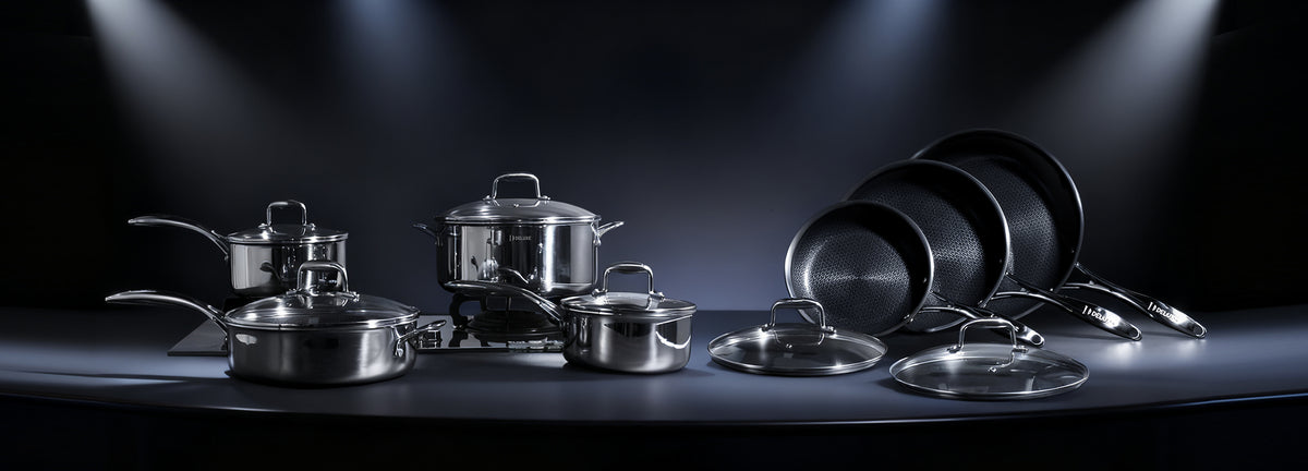 Enclosed Cookware Deluxe Cookware | Meet the best hybrid cookware