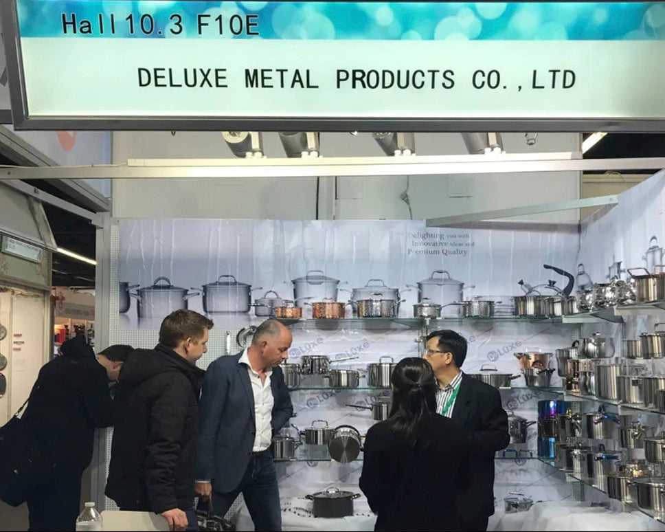 Deluxe Cookware exhibition at Ambiente Germany Frankfurt trade show