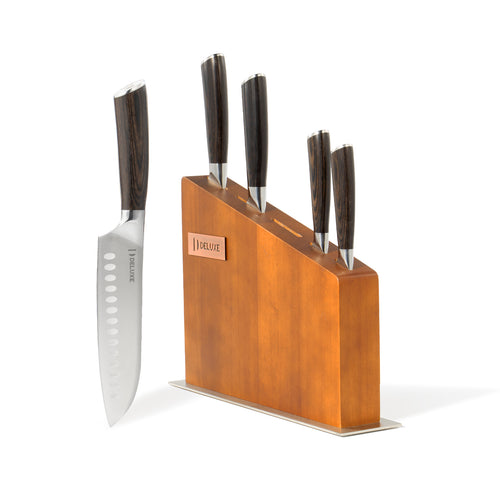 DELUXE 6 Pcs Kitchen Knife Sets - Deluxe Cookware