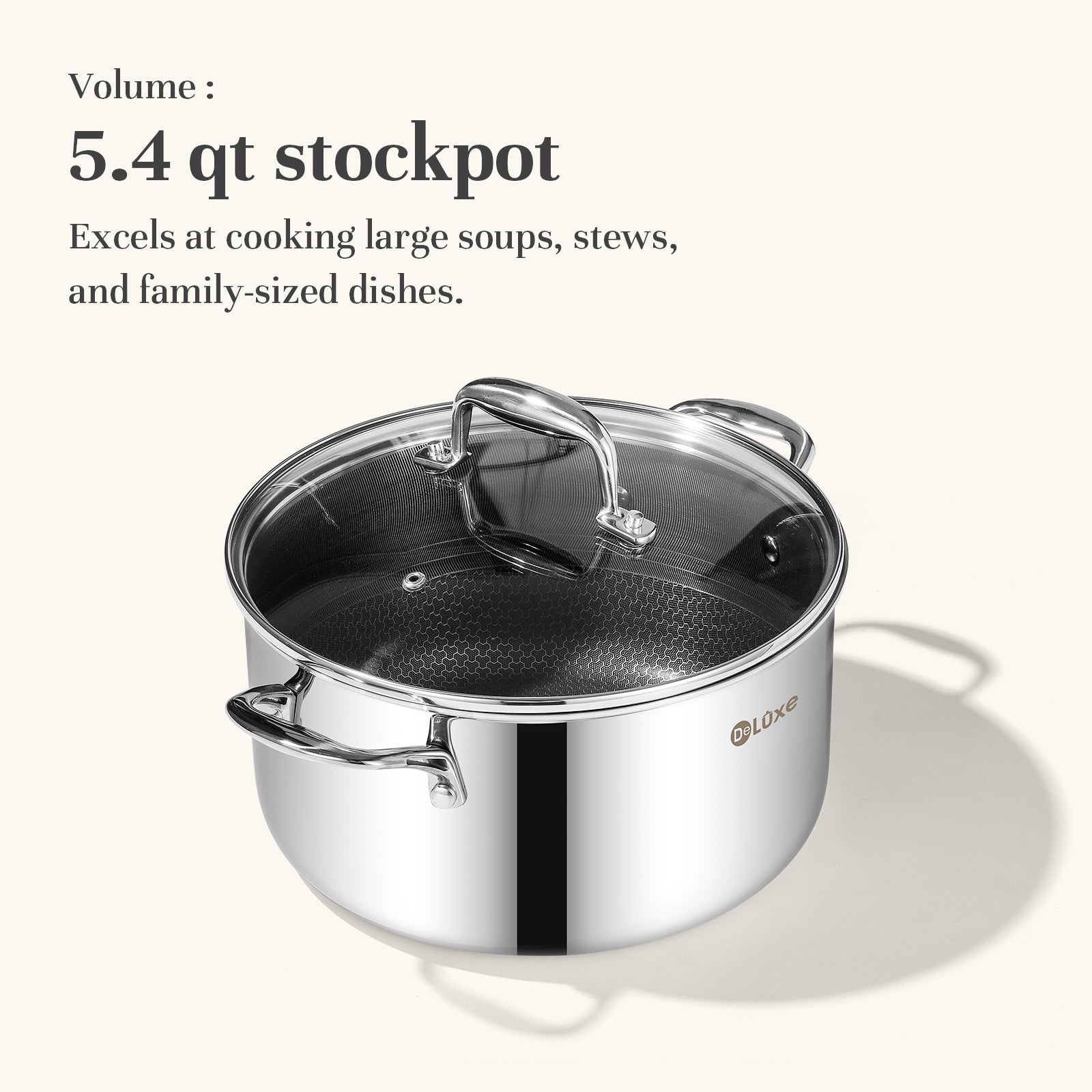 Deluxe Hybrid 6-Piece Pot Set - Deluxe Cookware